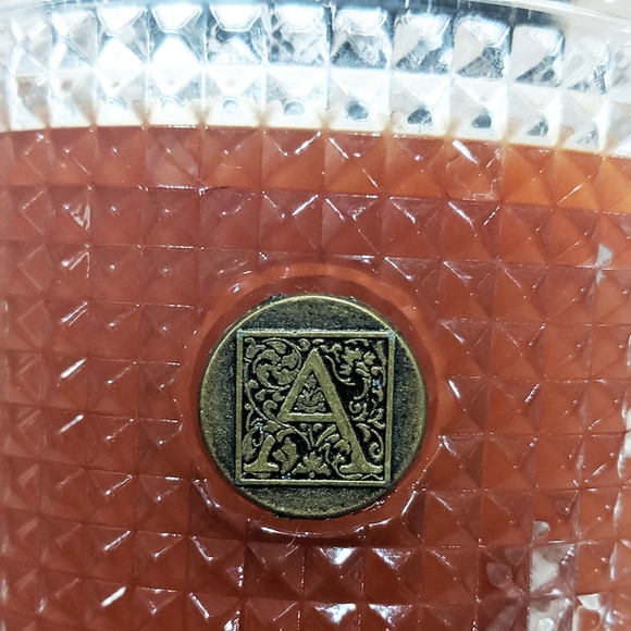 2 Aromatique Pumpkin Spice Textured Glass Candles - Picture 5 of 5